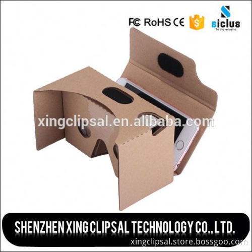 factory supply 3d diy virtual reality glasses cardboard vr box oem ios/android